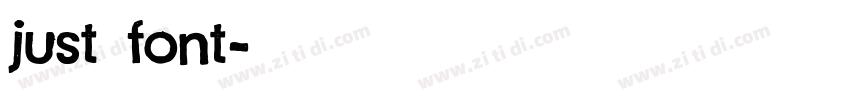 just font字体转换